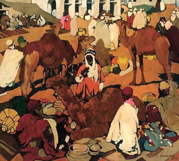 An Arab bazaar - view 1
