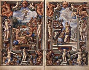 Pages from the Farnese Hours 1538-46 by Giorgio-Giulio Clovio