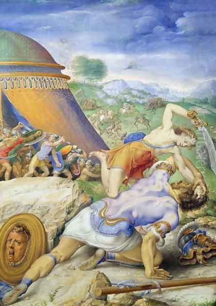 David and Goliath, c.1557-61 - view 1