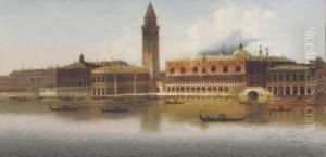 Bacino Di San Marco, Venice by J. Wilhelm Jankowski