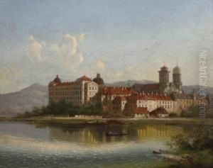 Monastery By A Lake