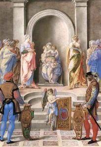 The Three Theological Virtues by Giorgio-Giulio Clovio