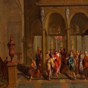 Jesus Healinga Paralysed Man In The Temple
