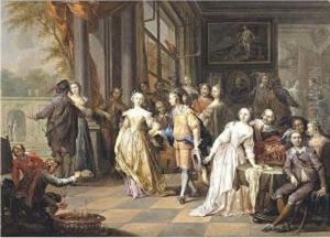 Elegant Company In An Interior