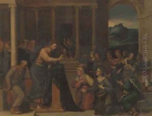 Christ in the House of Mary and Martha by Girolamo da Carpi