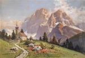 Kirchlein St. Fosca In Val Florentina by Georg Janny