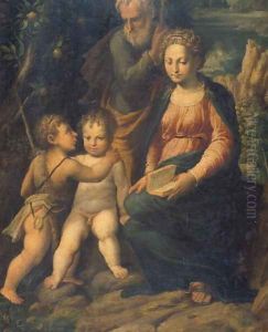 The Holy Family by Girolamo da Carpi