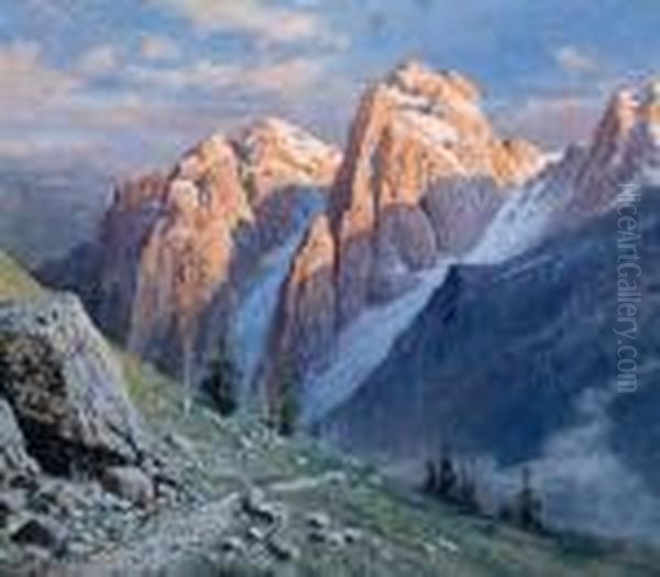 Abendsonne Im Hochgebirge - view 1