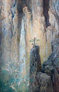 Scena Fiabesca Con Elfi by Georg Janny