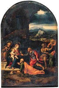 The Adoration of the Magi by Girolamo da Carpi