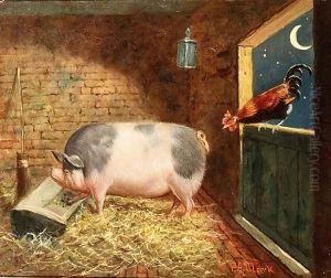 The Moonlit Barn by Frederick Albert Clark