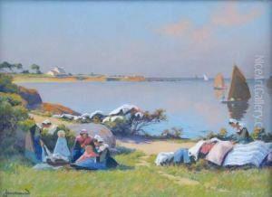 " Le Cabellou A Concarneau " by Mathurin Janssaud