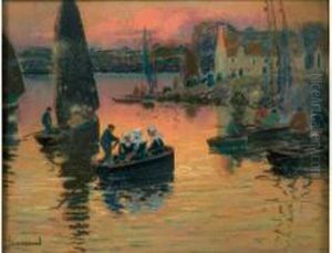Retour De Peche by Mathurin Janssaud