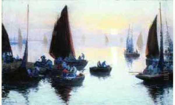 Soleil Couchant. - view 1