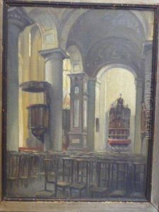 Interieur D'eglise by Ludovic Janssen