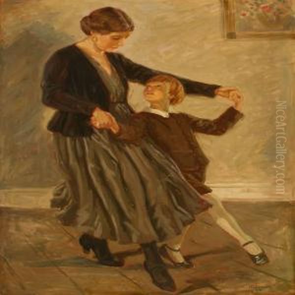 Dancing Mother And Son - view 1