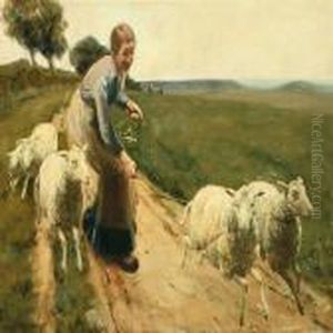 En Pige Med Noglefaar by Luplau Janssen