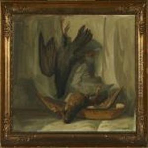 Still Life With Birds by Luplau Janssen