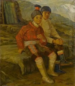 Two Kalaallit In Upernavik, Greenland