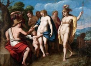 Le Jugement De Paris by Abraham Janssens