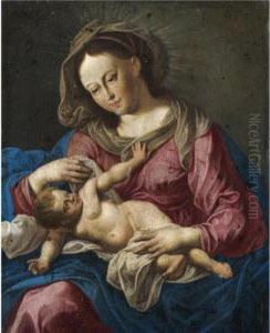 The Madonna And Child by Abraham Janssens