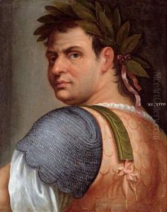 Attribuito Ritratto Dell'imperatore Romano Tito Flavio Vespasiano by Abraham Janssens