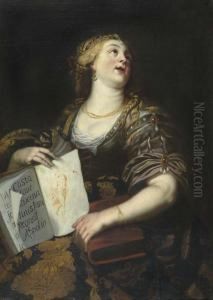 The Cumaean Sibyl. by Abraham Janssens