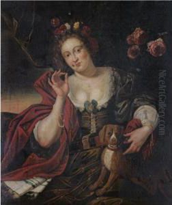 An Allegory Of Spring by Abraham Janssens