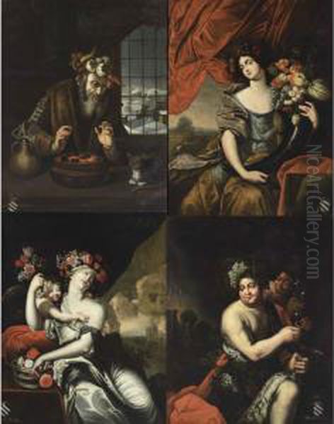 An Allegory Of The Four Seasons: Winter; Spring; Summer; Autumn - view 1