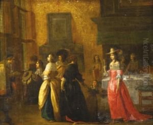 Scene D'interieur by Hieronymus Janssens