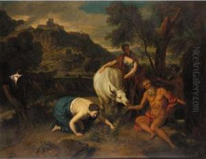 Io Recognised By Her Father by Victor Honore Janssens