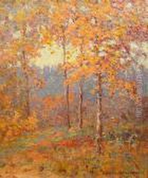 Trees On A Hillside, 1921; Fall Landscape, 1925 (2) - view 1