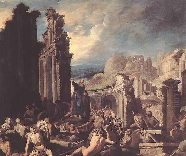 The Vision of St Ezechiel 1630 - view 1