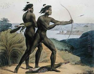 Hunting in the Bay of San Francisco, from 'Voyage Pittoresque Autour du Monde', 1822 by Ludwig (Louis) Choris