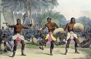 Natives of the Sandwich Islands Dancing, from 'Voyage Pittoresque Autour du Monde', 1822 by Ludwig (Louis) Choris