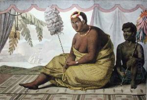 Ka'ahumanu, Queen of the Sandwich Islands, from 'Voyage Pittoresque autour du Monde', 1822