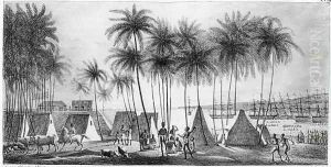 Port of Hanarourou in the Sandwich Islands, from 'Voyage Pittoresque autour du Monde', 1822 2 by Ludwig (Louis) Choris