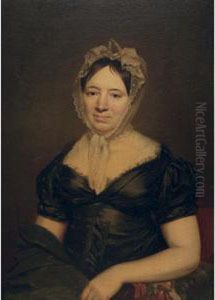 Portrait Of Mrs. Delia Jarvis Tudor by John Wesley Jarvis