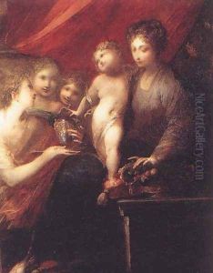 The Virgin of the Compote-dish 1650s by Valerio Castello