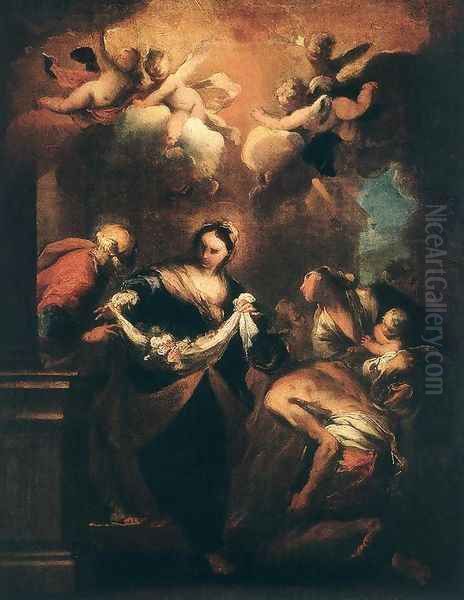 The Miracle of the Roses - view 1