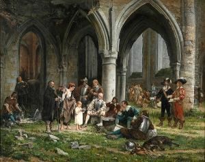Soldiers Resting Under The Arches