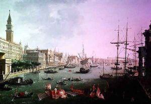 A View of the Grand Canal by Vincenzo Chilone