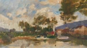 Ansicht Von Motiers. by Gustave Jeanneret