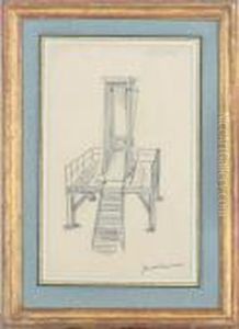 A Guillotine by Pierre Georges Jeanniot