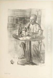 Au Cabaret. by Pierre Georges Jeanniot