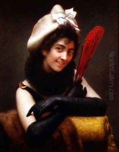 La Coquette by Alexandre-Jacques Chantron