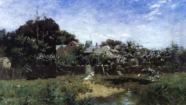 Long Island farm, Springtime - view 1