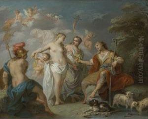 The Judgment Of Paris by Etienne Jeaurat