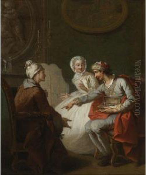 The Doctor's Visit, Or "the
Charlatan," Also Known As Le Marchandd'orvietan Or L'operateur Barri - view 1
