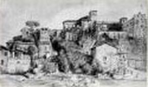 L'eglise Sainte Sabine Sur L'aventin, Dominant Le Tibre